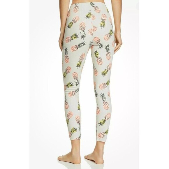 HUE Women's Size S Leggings Skimmer Pineapple Simply Stretch Pant jeans Sand NWT - Picture 2 of 9